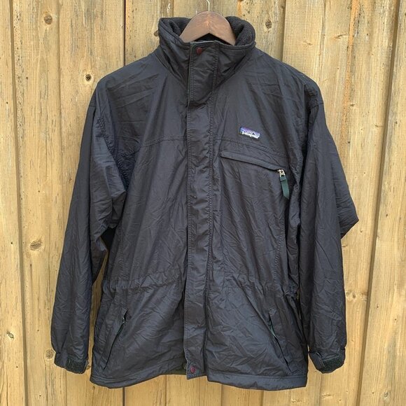 2008 Patagonia Rain Jacket Small Black - Picture 1 of 10